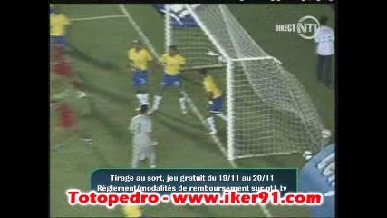 Бразилия-Португали 0-1 Дани гол 19.11.2008