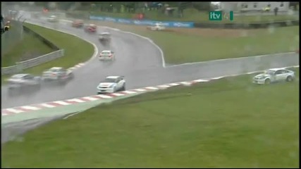 2010 Btcc - Race 2 at Brands Hatch - Part 1 of 5 (start - Safety Car) 