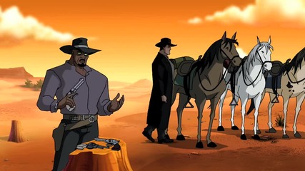 Justice League Unlimited - 1x12 - The Once and Future Thing, Part 1: Weird Western Tales