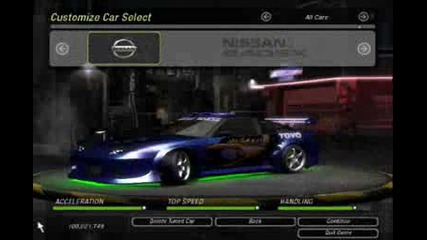 Nfsu2: My Cars