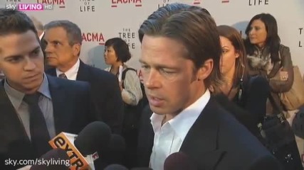 Brad Pitt _ Tree Of Life Premiere _ Interview