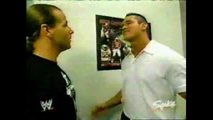 Hbk slaps Randy Orton