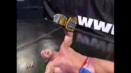 Kurt Angle и Chris Benoit печелят за първи път в историята титлите по двойки на WWE
