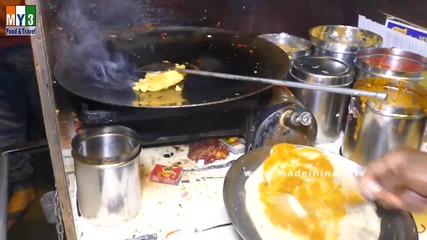 Бърза Храна на улицата в Мумбай - Masala Cheese Frankey