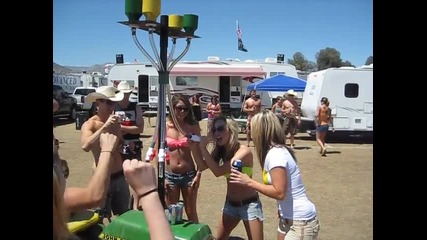 Stagecoach 2010 Beer Bong Chick