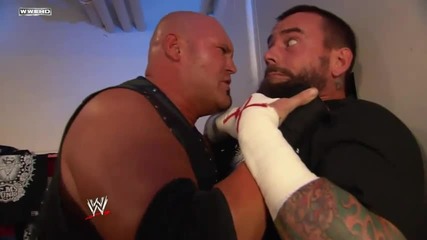 Smackdown : Luke Gallows roughs up Cm Punk 