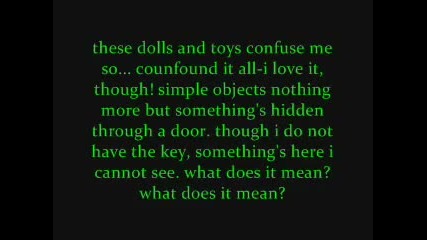 The Nightmare Before Christmas - Jack's Obsession*lyrics*