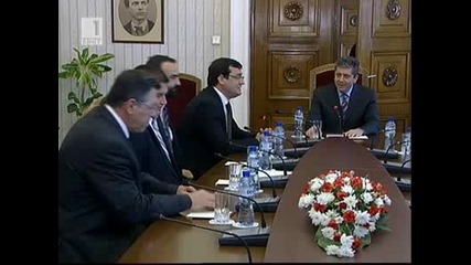 Кметът на Пловдив Славчо Атанасов се срещна с президента Първанов 