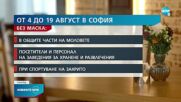 ОТ ДНЕС: Нови COVID ограничения в София