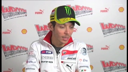 2012 Rossi and Hayden in the spotlight at " Wrooom"
