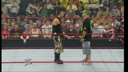 Raw 22/06/2009 - John Cena and The Miz