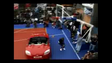 Tfb - - Dunks - - Tfb Invades Romania Sports Arena (Dunk Over Car!!!)