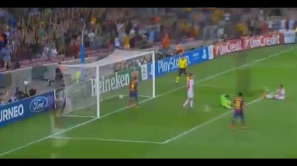 Барселона - Аякс 2:0, Меси (55)