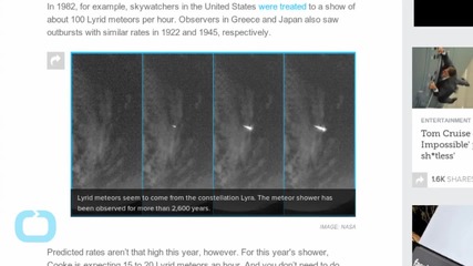 Lyrid Meteor Showers to Streak Across the Sky This Week