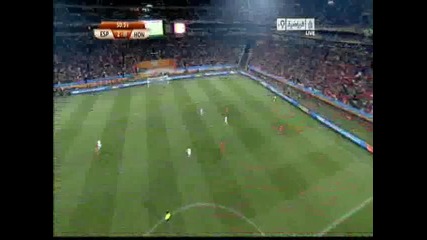World Cup Испания - Хондурас 2:0 - David Villa 