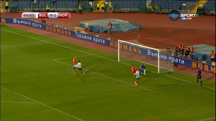 Разширен репортаж от България - Норвегия 0:1