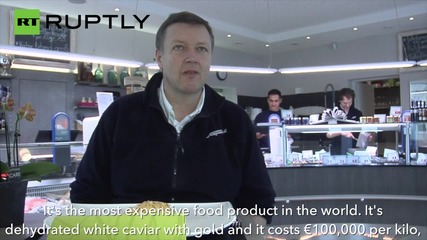 Albino Sturgeon Caviar Mixed With 22 Carat Gold – The World’s Most Expensive Food?