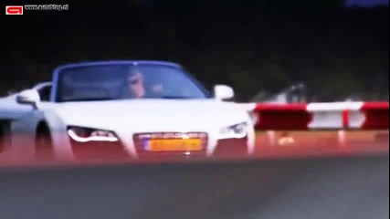 Audi R8 V10 Spyder vs Lamborghini Gallardo vs Bmw S1000rr ! 