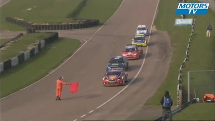 Big crash British Rallycross Lydden Hill 2011 