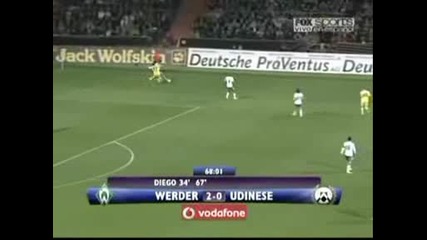 Вердер Бремен - Удинезе 3:1 (1/4 финал Купа на Уефа 09.04.2009)