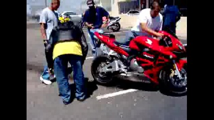 Honda Cbr Burnout