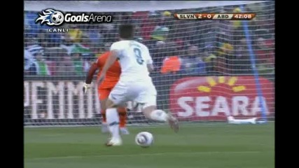 18.06.2010 Юар 2010 - Словения - Сащ 2:0 [ Гол на Любиянчич ] Група C