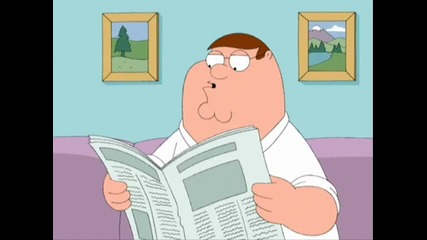 Peter Griffin working as a nanny - Family Guy