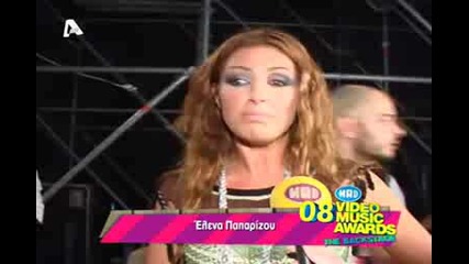 Helena Paparizou Mad Vma 2008 Backstage