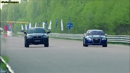 Audi Rs6 Evotech vs Bmw X6 M P P performance