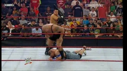 Raw 06/08/09 Big Show отново пребива John Cena.. 