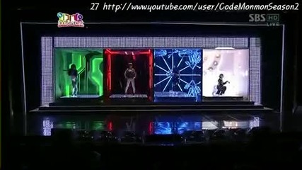 Minzy, Nicole, Gain, Hyuna - Dance competion (hq) 