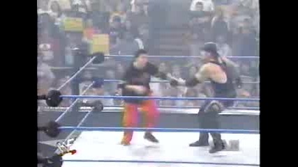 W W F Smackdown.07.12.2001 Шейн Макмеан и Даймънд Далас Пейдж с/у Гробаря и Кърт Енгъл 