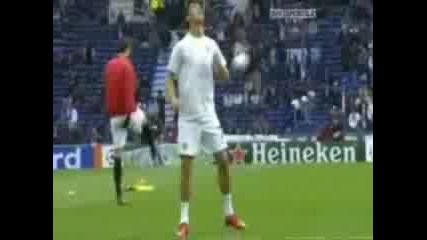 Cristiano Ronaldo warmup compilation