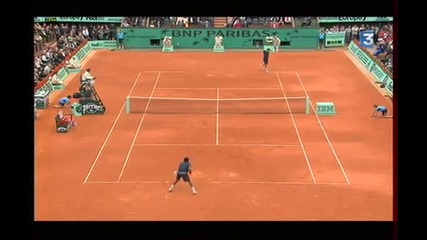monfils - federer resume