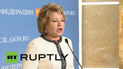Russia: Sanctions against Russian MPs amount to 'political persecution' - Matviyenko