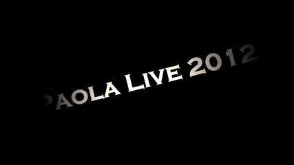 Paola Foka Live 2012 - Eisagwgh ~ Stohos