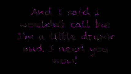 Need You Now - Lyrics