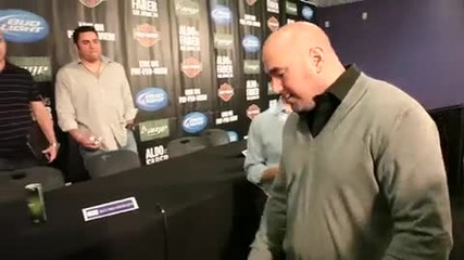 Dana White Aldo vs Faber Video Blog 4 - 22 - 10 
