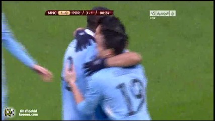 Манчестър Сити - Порто 1:0 Гол на Серхио Агуеро