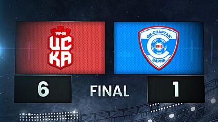 CSKA 1948 Sofia vs. FK Spartak 1918 Varna - Condensed Game
