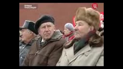 Парадът в Москва на Червения площад на 7.11.2011г