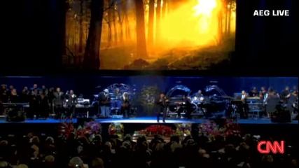 Lionel Richie пее на погребението на Майкъл Джексън