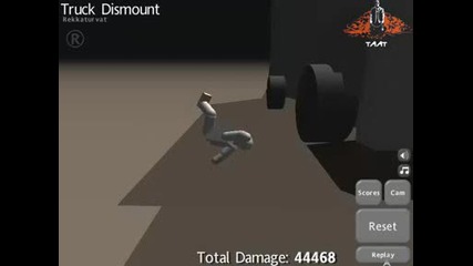 Truck Dismount Crash Test 2