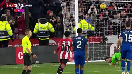 Sheffield United FC with a Penalty Goal vs. West Ham United