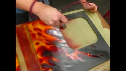 Airbrushing Realistic Fire (dirtdesignsgraphic.com) 