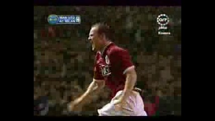 Man. Utd Vs. Ac Milan - Rooney 2nd Goal