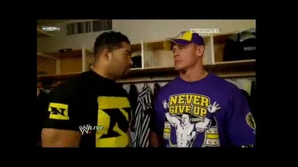 Wwe.raw.11.01.10. John Cena , Wade Barrett and David Otunga Backstage 