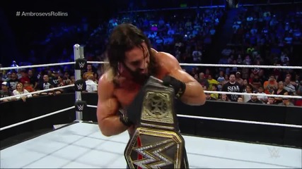 Dean Ambrose срещу Seth Rollins - Smackdown, 24.09.2015 (кеч разбиване)