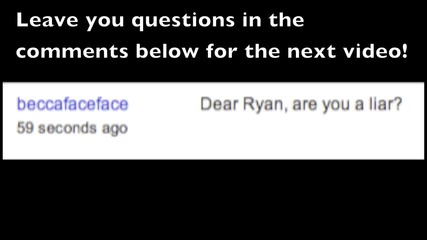Dear Ryan - Are you a Liar 