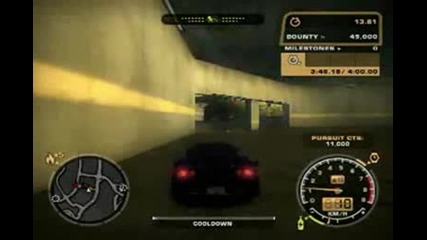 Nfs Most Wanted - Challenge 52 в13.81 секунди !!!
